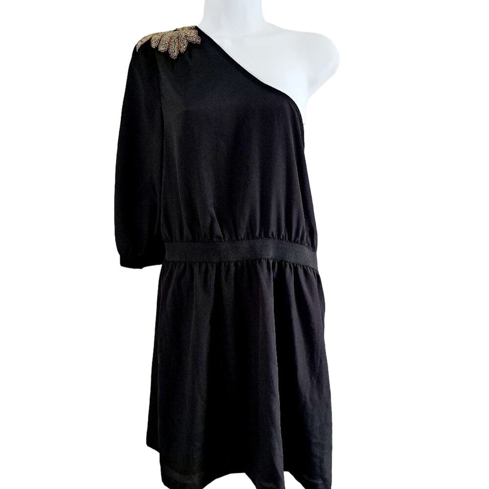 Pure Energy Beaded One Shoulder Dress